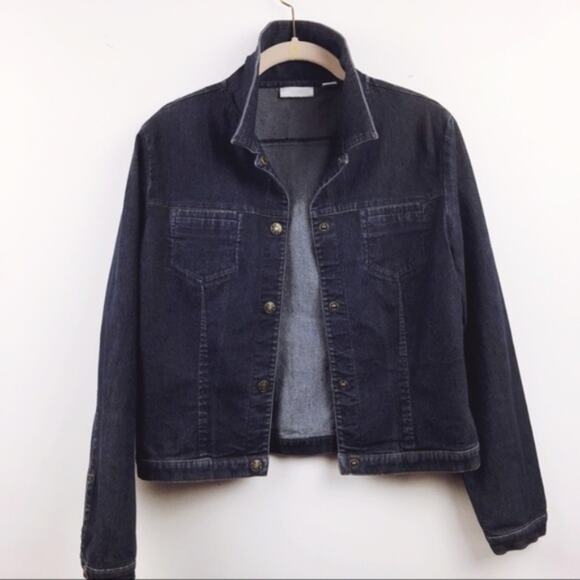 Halogen Blue Denim Jean Jacket - Picture 1 of 7